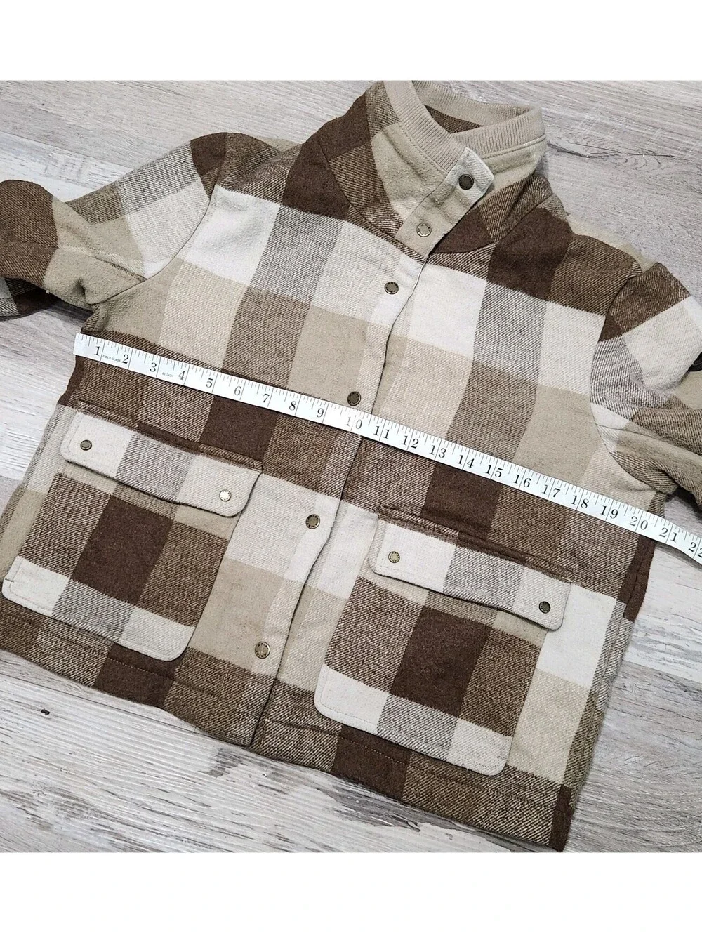 Ariat Womens Warrington Wool Blend Jacket Coat Equestrian Plaid Small
